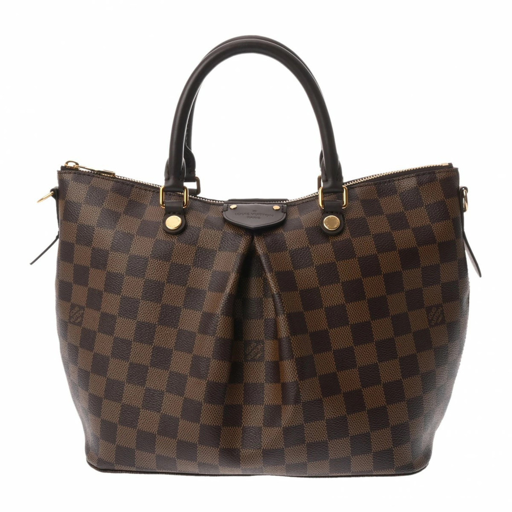 LOUIS VUITTON Damier Siena Brown Canvas Handbag